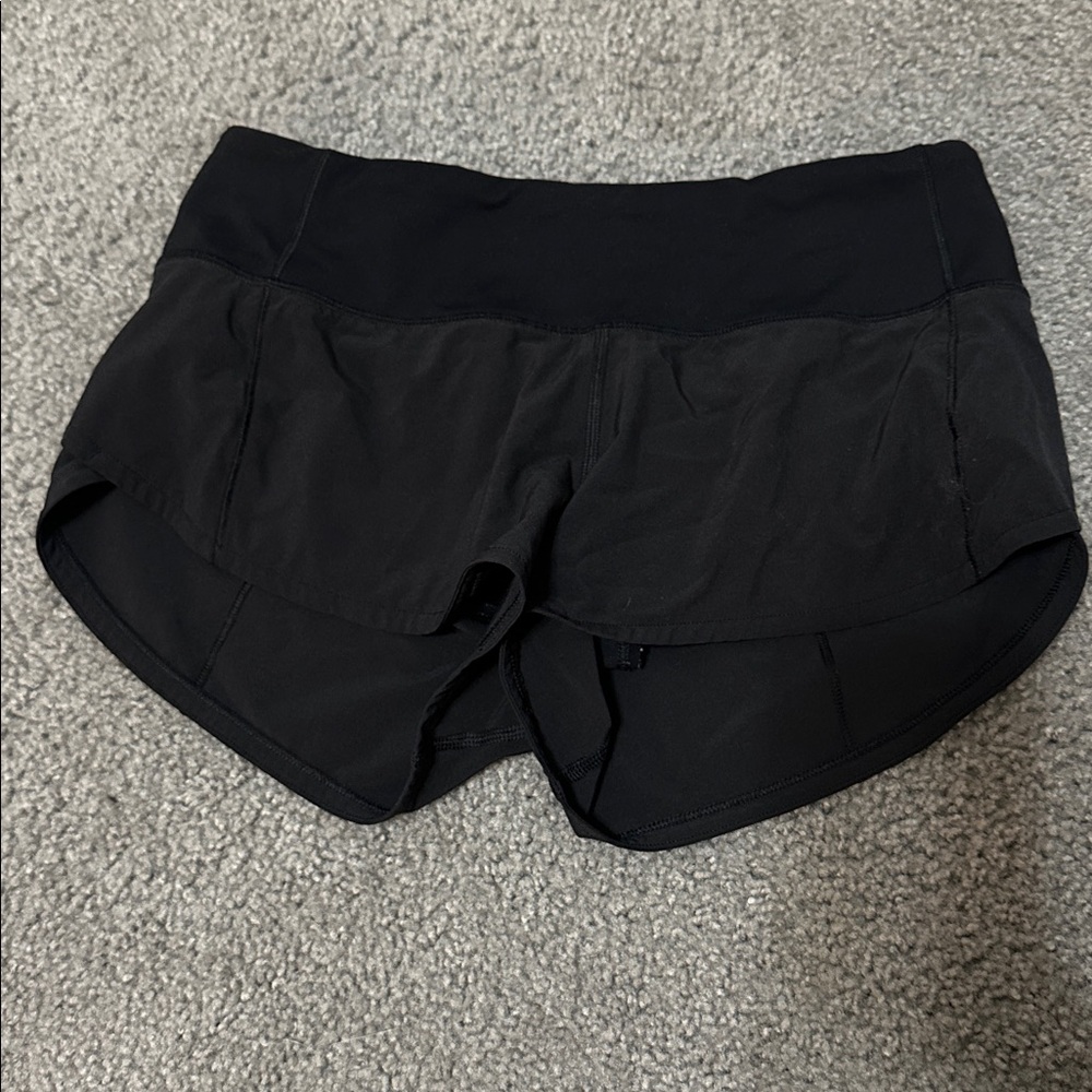 lululemon athletica Black Athletic Shorts